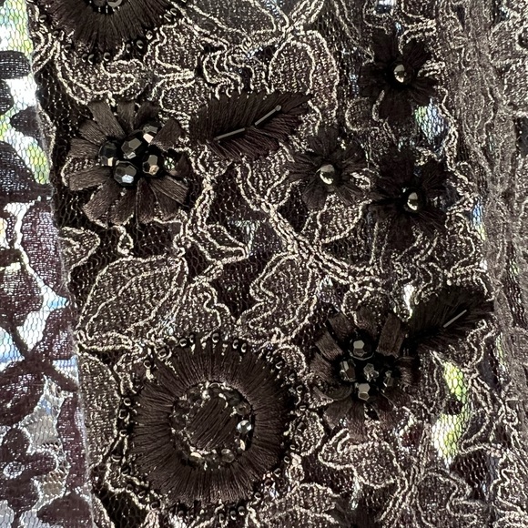 Chico size 1 black lace sheer jacket - Picture 5 of 5